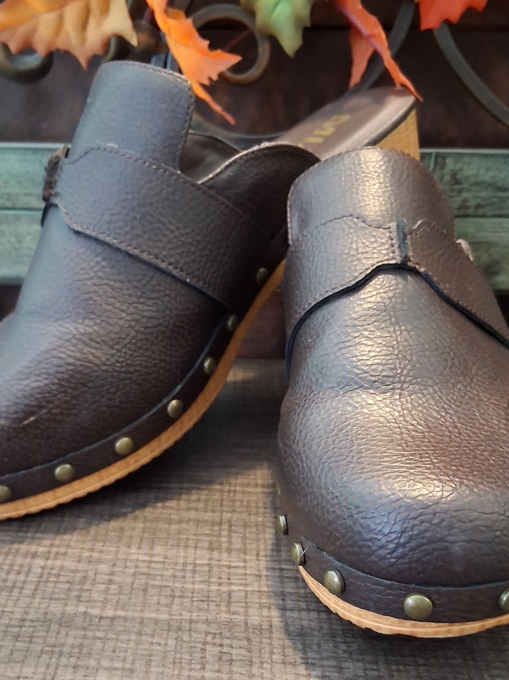 MIA Brown Slip-On Clogs
